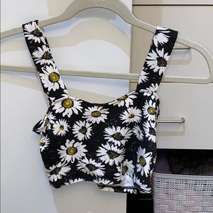 Sunflower crop top
